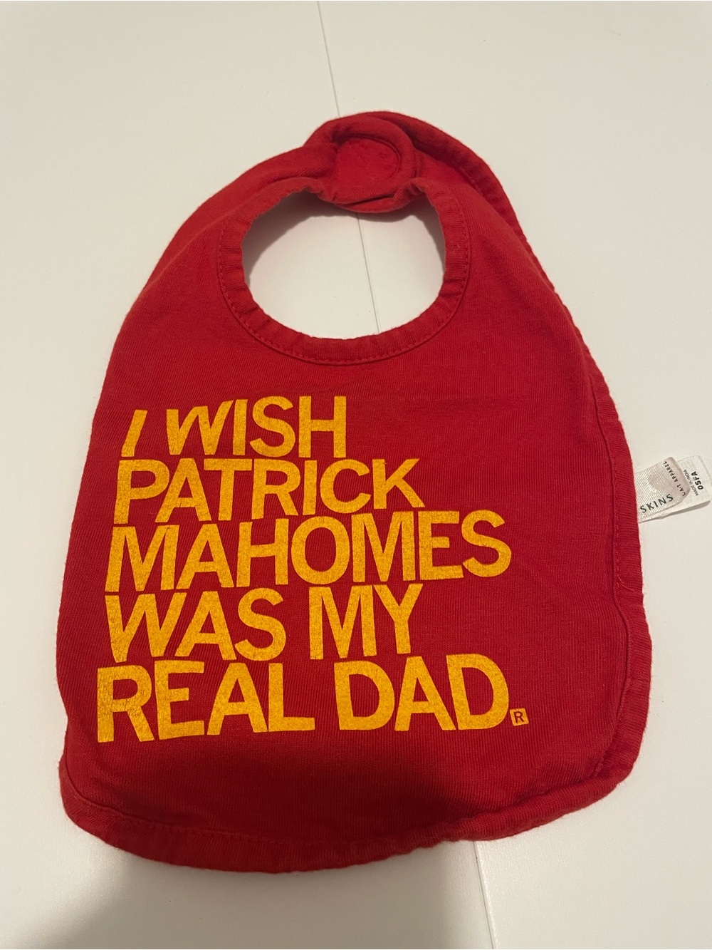 Raygun Brand KC Chiefs Patrick Mahomes Baby Bib